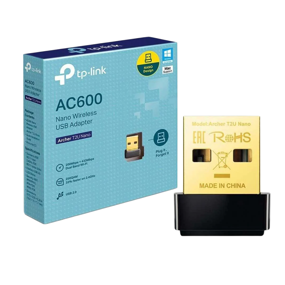 TP-Link Archer T2U Nano AC600 Nano Wireless USB Adapter