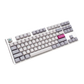 DUCKY ONE 3 TKL HOT SWAP Blue Switch Cherry RGB Wired Mechanical Gaming Keyboard - Mist Grey