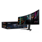 GIGABYTE AORUS CO49DQ 49 Inch 144Hz QD-OLED DUAL QHD HDMI 2.1 0.03ms Edge Gaming Monitor - Black