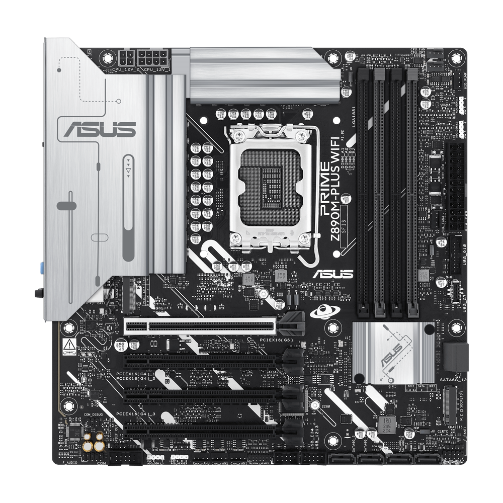 ASUS PRIME Z890M-PLUS WIFI DDR5 Motherboard - Black