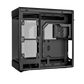 HYTE Dual Chamber Panoramic Tempered Glass ATX Case With 3 Fans - Black