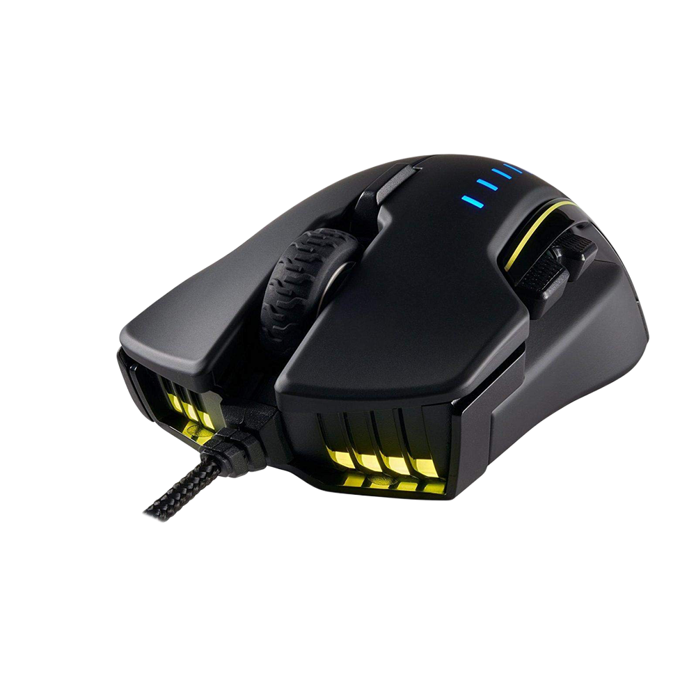 CORSAIR GLAIVE RGB Wired Gaming Mouse - Black