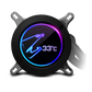 Gigabyte AORUS Liquid Cooler 280 AIO RGB Liquid Cooler With LCD Display - Black