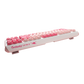 DUCKY ONE 3 TKL HOT SWAP Red Switch Cherry RGB Wired Mechanical Gaming Keyboard - Gossamer Pink