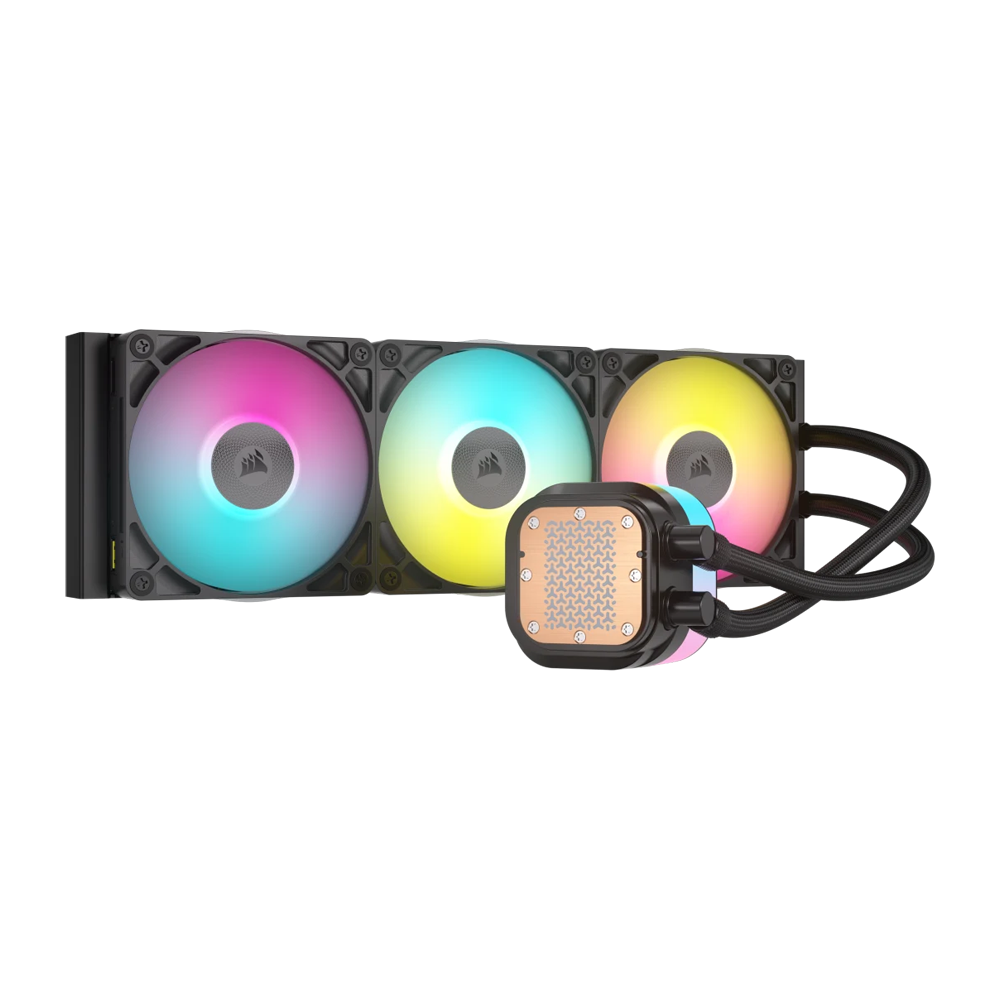 CORSAIR iCUE LINK TITAN 360 RX RGB AIO Liquid CPU Cooler - Black