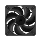 CORSAIR RS120 MAX 120mm PWM Thick Fans Triple Pack - Black