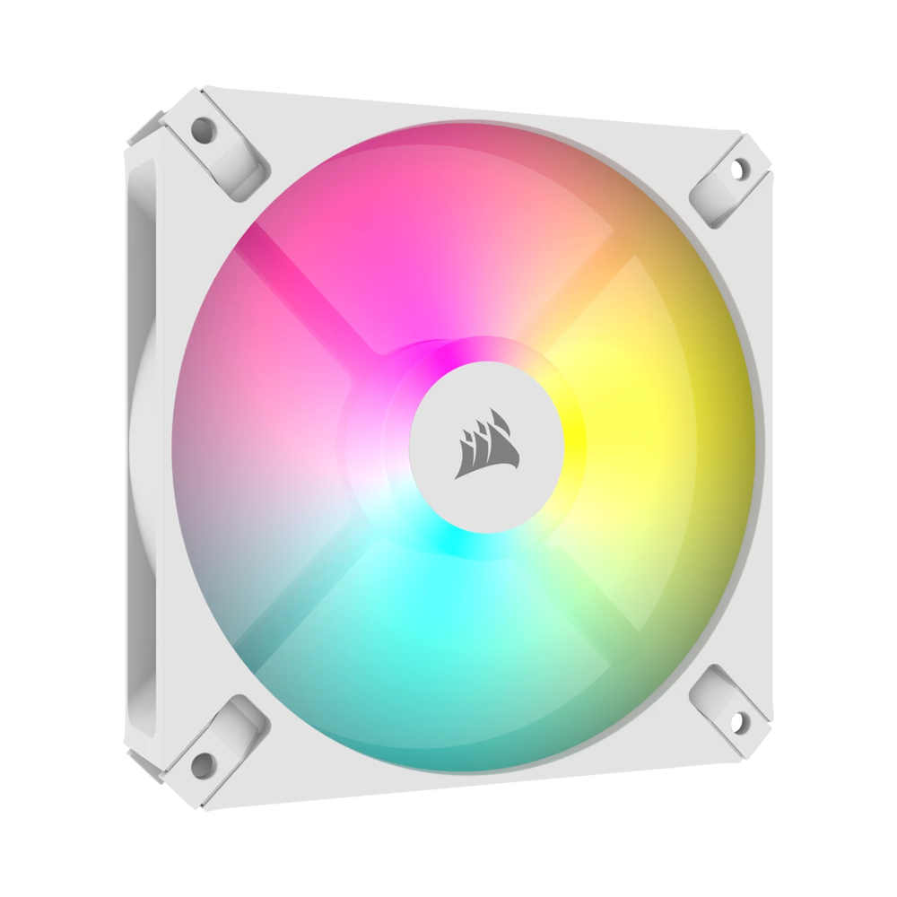 CORSAIR iCUE AR120 Digital RGB 120mm PWM Single Case Fan - White