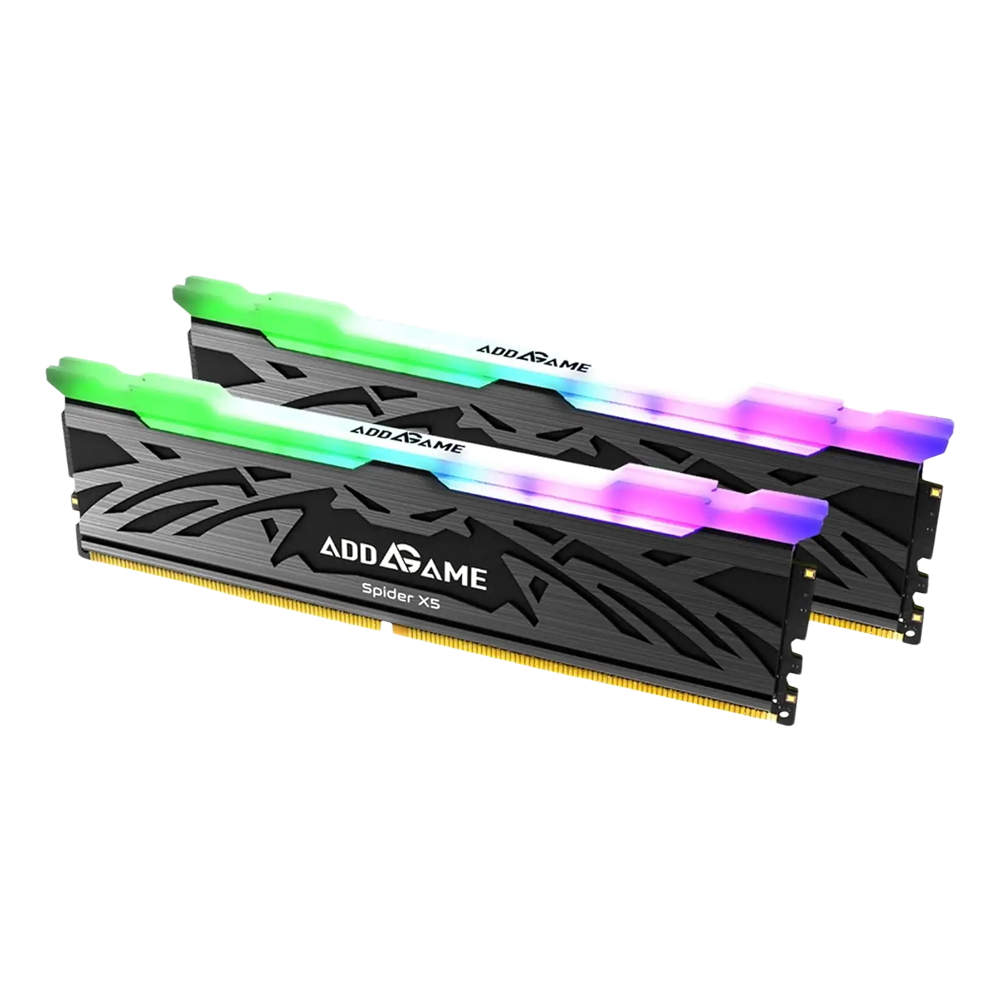 Addlink 16GBx2(32GB Kit) DDR5 4800MT/s CL40 RGB Unbuffered DIMM 288Pin With Heatsink Black