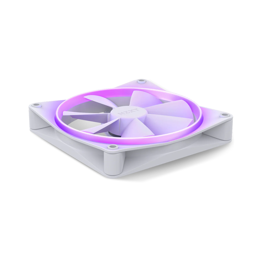 NZXT F140 RGB 140mm RGB Single Fan - White