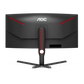 AOC CU34G3S 34 Inch 165Hz WQHD HDMI 2.0 1ms Curved Gaming Monitor - Black