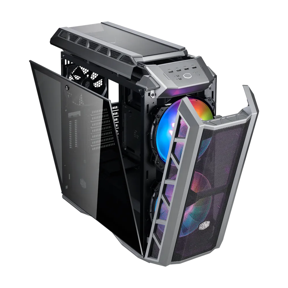 Cooler Master MasterCase H500P Mesh ARGB Mid Tower Case - Black