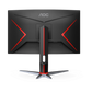 AOC C24G2 24 Inch 165Hz FHD Curved Gaming Monitor - Black