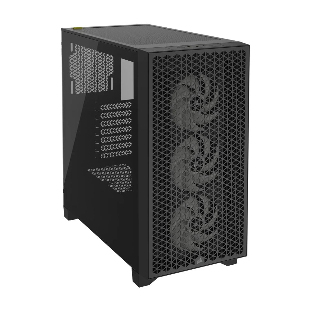CORSAIR 3000D RGB Tempered Glass Mid Tower - Black