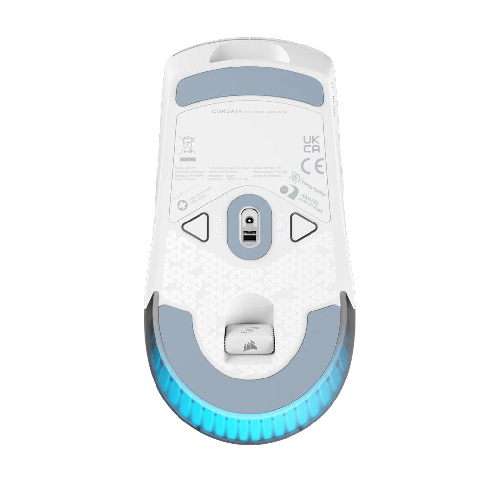 CORSAIR M75 Lightweight RGB Wireless Gaming Mouse (AP) - White