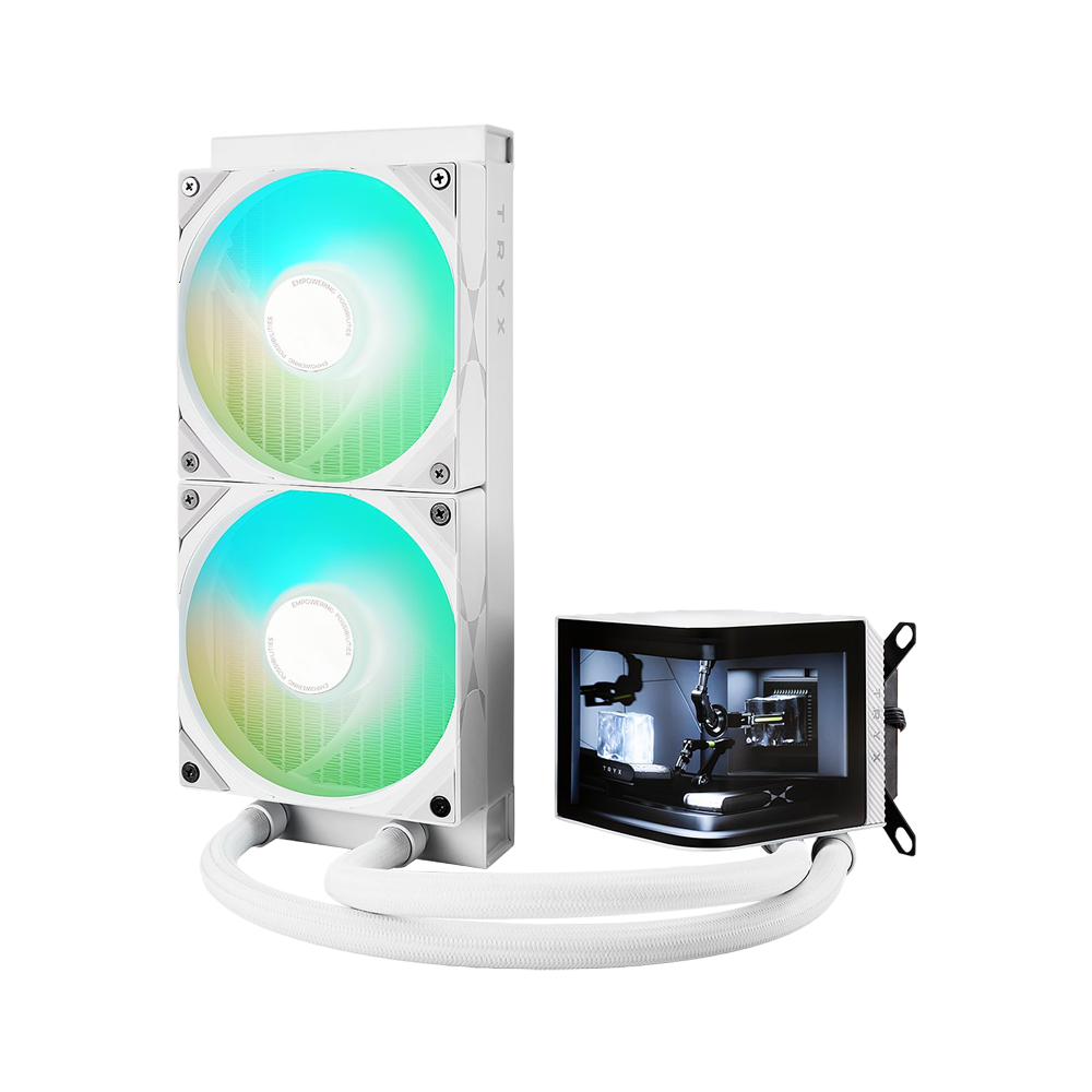 TRYX Panorama SE 240 ARGB Liquid Cooler - White