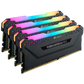 Corsair VENGEANCE RGB PRO 32GB (4 x 8GB) DDR4 DRAM 3200MHz C16 Memory Kit — Black