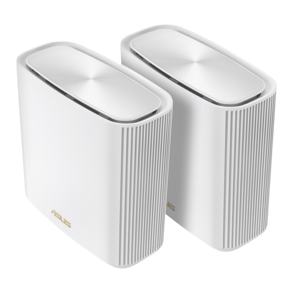 ASUS ZenWiFi AX XT8 - AX6600 Whole-Home Tri-band Mesh WiFi 6 System 2 Pack - White