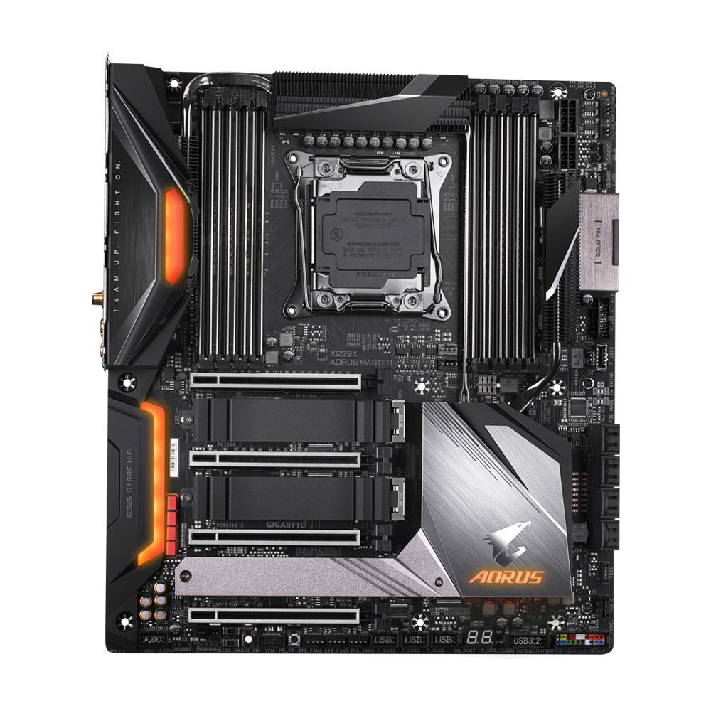 GIGABYTE X299X AORUS MASTER E-ATX Motherboard - Black