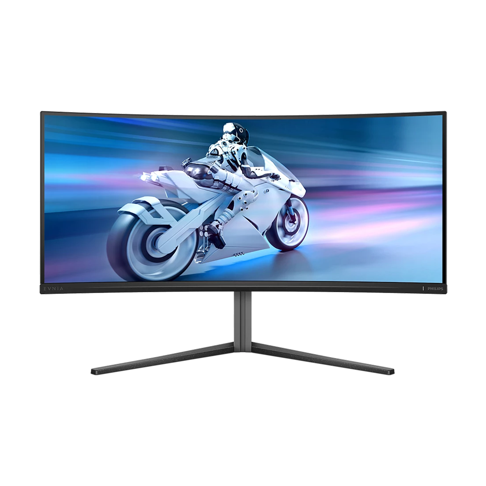 PHILIPS EVNIA 34 Inch WQHD HDMI 2.0 QD OLED Curved Gaming Monitor - Black