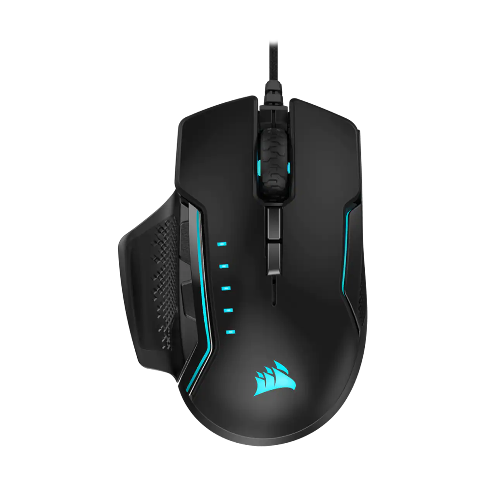 CORSAIR iCUE GLAIVE PRO RGB Wired Gaming Mouse - Black