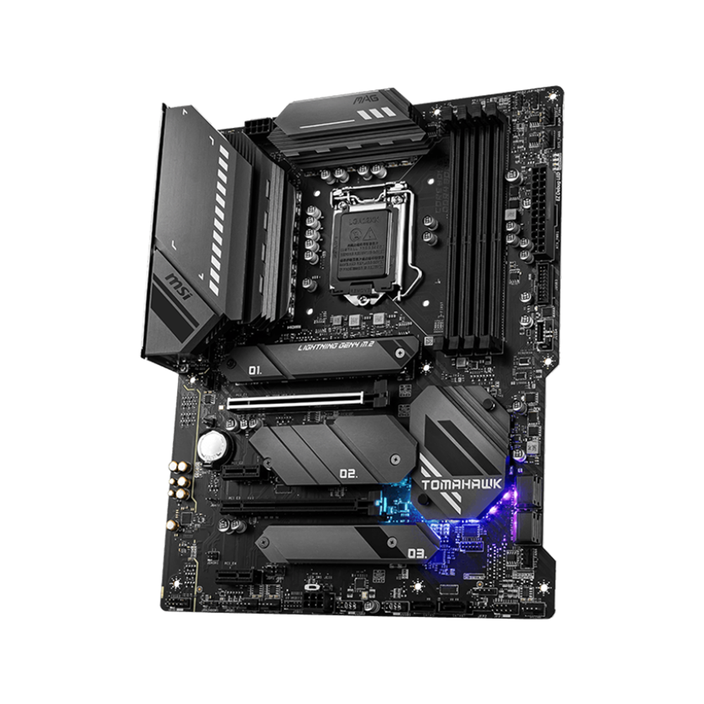 MSI MAG Z590 TOMAHAWK WIFI DDR4 ATX Motherboard - Black