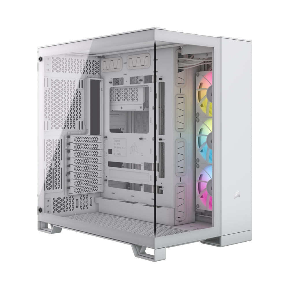 CORSAIR ICUE LINK 6500X RGB Mid Tower Case - White