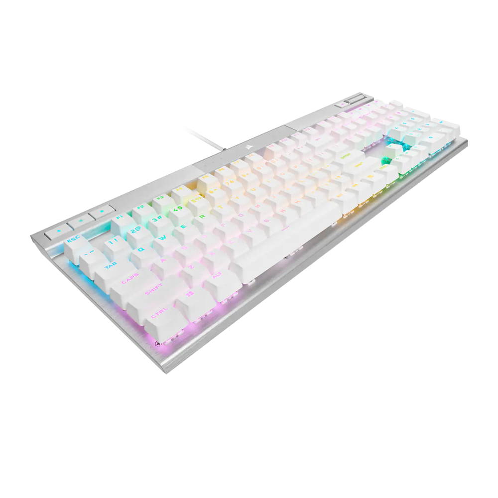 CORSAIR K70 PRO RGB Wired Gaming Keyboard - White
