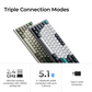 KEYCHRON Q6 MAX 100% RGB Wireless Mechanical Gaming Keyboard AR - Black
