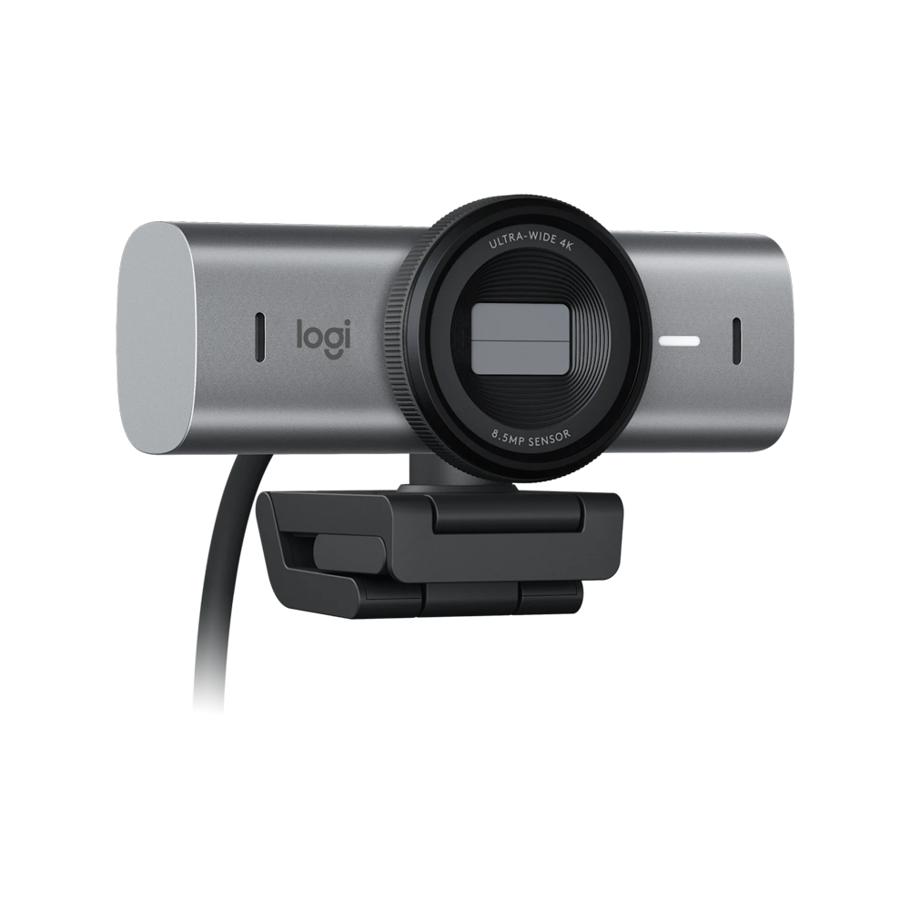 Logitech MX Brio 4K Ultra HD Collaboration and Streaming Webcam - Pale Grey