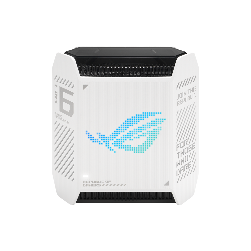 ASUS ROG Rapture GT6 Whole Home Mesh Wi-Fi 6 1-Pack System - Moonlight White