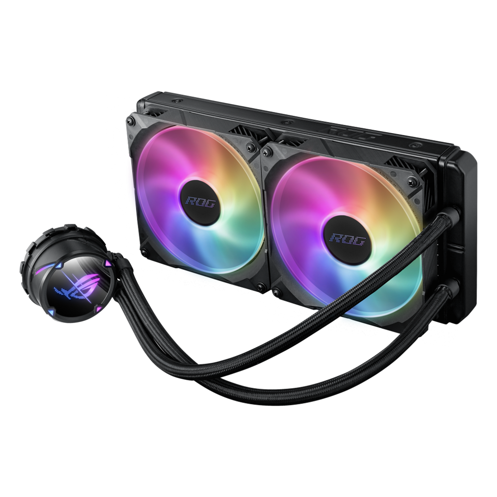 ASUS ROG STRIX II 280 ARGB AIO CPU Liquid Cooler - Black