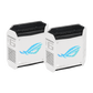 ASUS ROG Rapture GT6 Whole Home Mesh Wi-Fi 6 2-Pack System - Moonlight White
