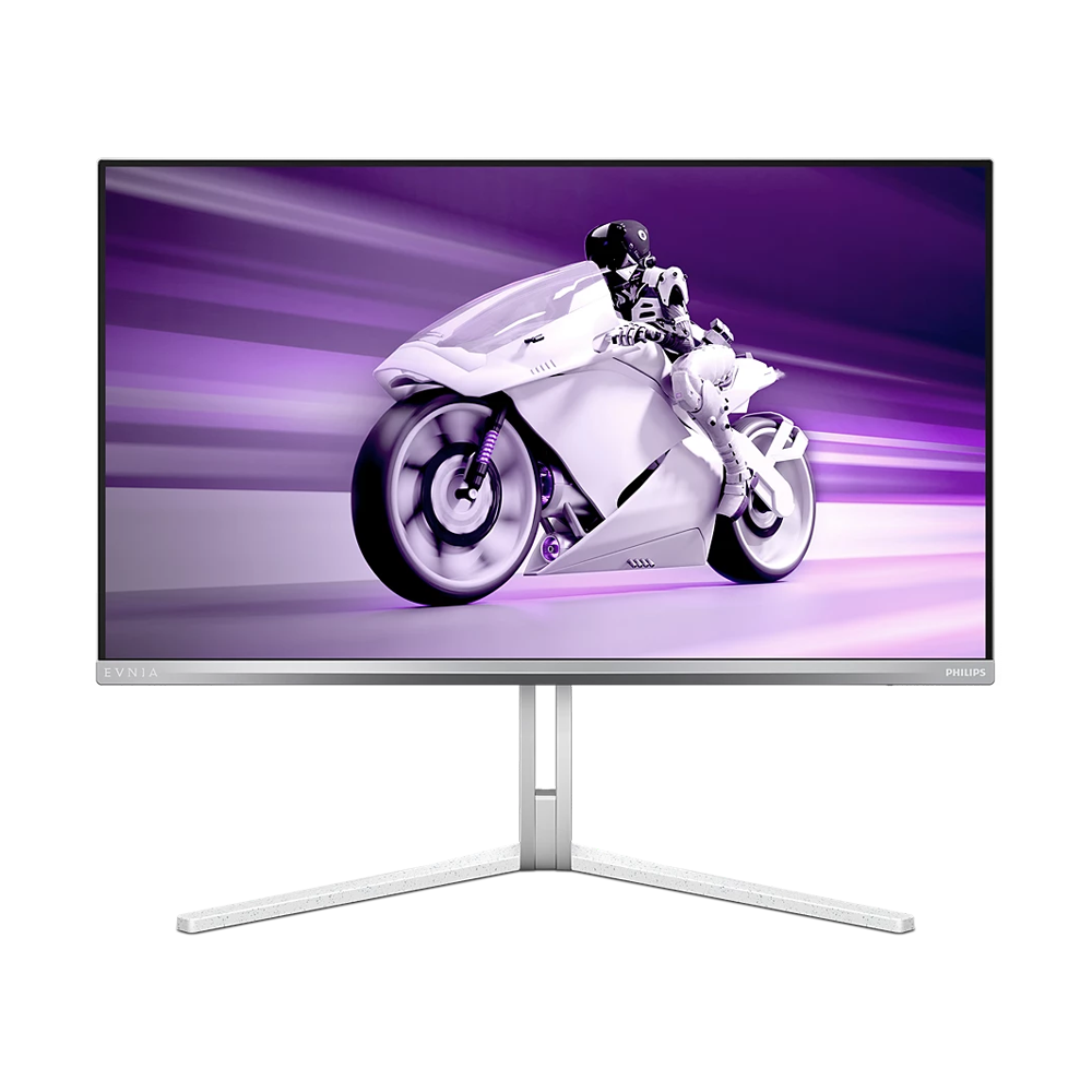 PHILIPS 27 Inch 360HZ HDMI 2.1 x 2 QHD QD OLED Gaming Monitor - White
