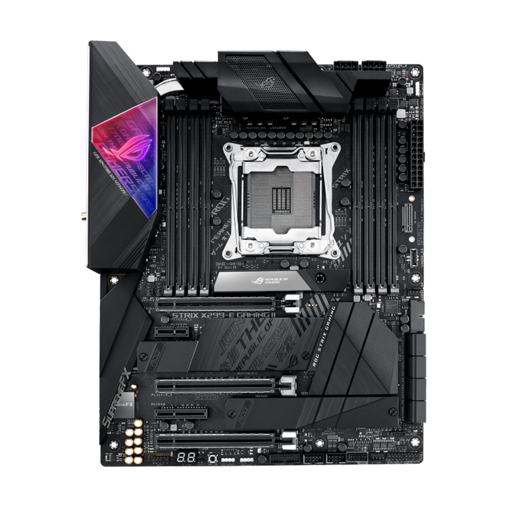 ASUS ROG STRIX X299 E DDR4 Gaming II Motherboard Black Quadra Stores asus-rog-strix-x299-e-ddr4-gaming-ii-motherboard-black-quadra-stores