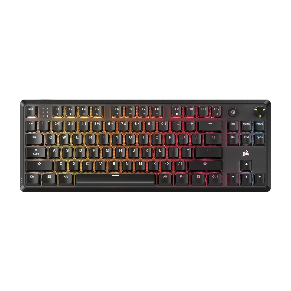 CORSAIR K70 CORE TKL RGB Wired RED Mechanical Gaming Keyboard - Black
