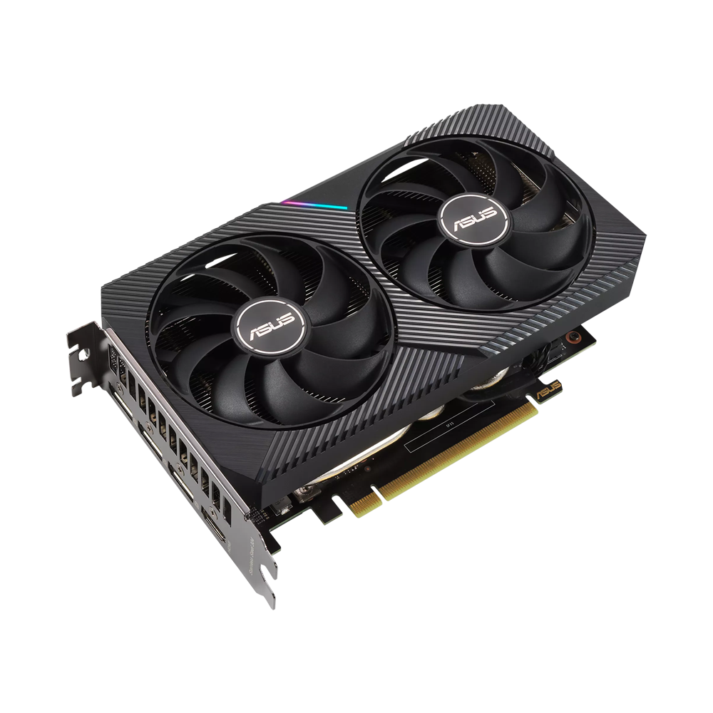 ASUS DUAL NVIDIA GEFORCE RTX 3050 OC 8GB GDDR6 Graphic Card - Black