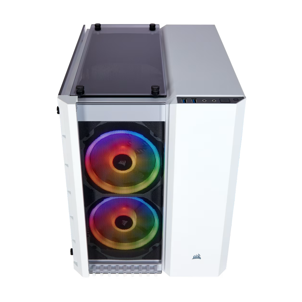 CORSAIR Crystal Series 280X RGB Micro Tower Case - White