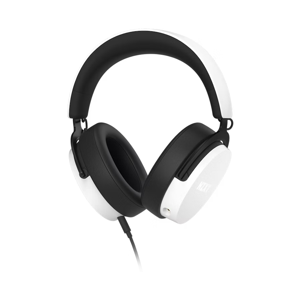 NZXT Wired Closed Back 40mm V2 Headset - White