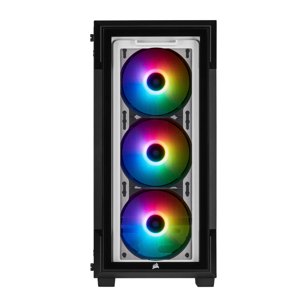 CORSAIR iCUE 220T RGB Mid Tower Case - White