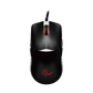 DUCKY FEATHER RGB Wired Huano Blue Switches Lightweight Gaming Mouse - Black/White