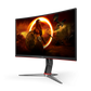AOC CQ27G2 27 Inch 144Hz QHD HDMI 2.0 1ms Curved Gaming Monitor - Black