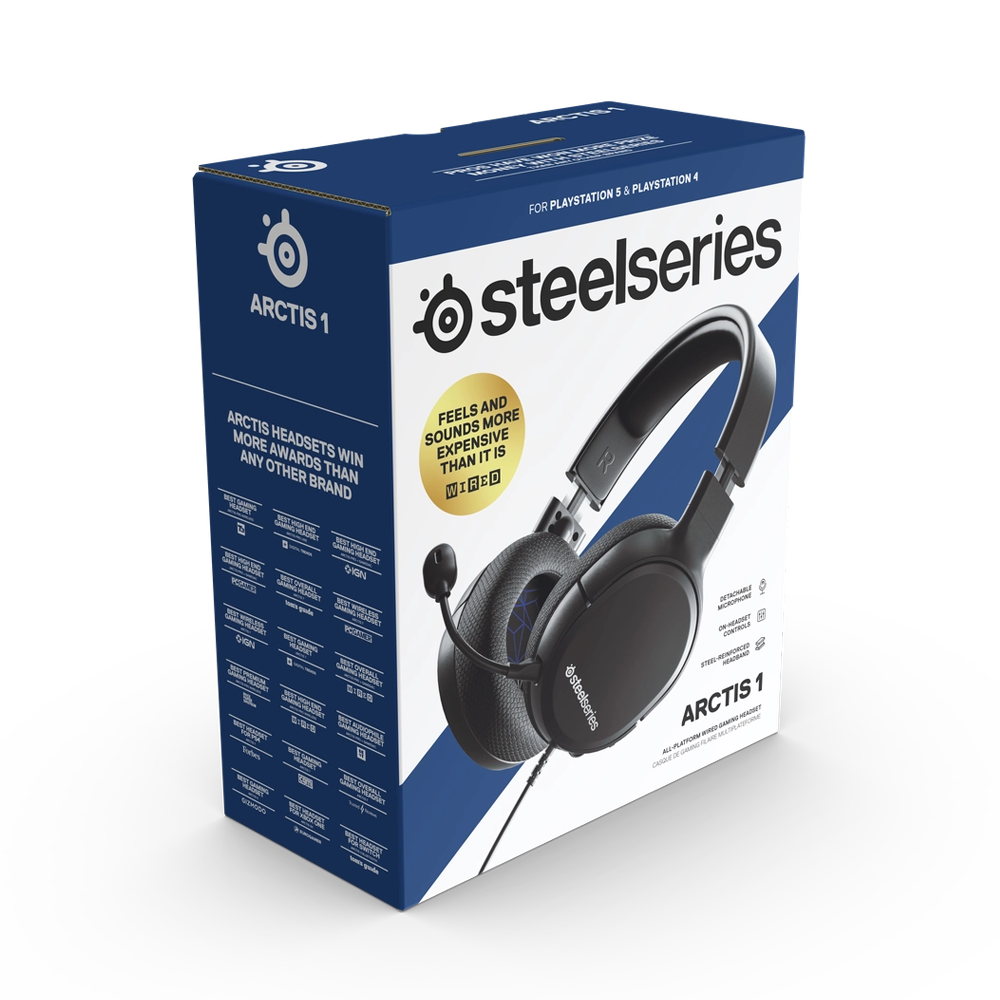 SteelSeries Arctis 1 Wired All-Platform Gaming Headset - Black