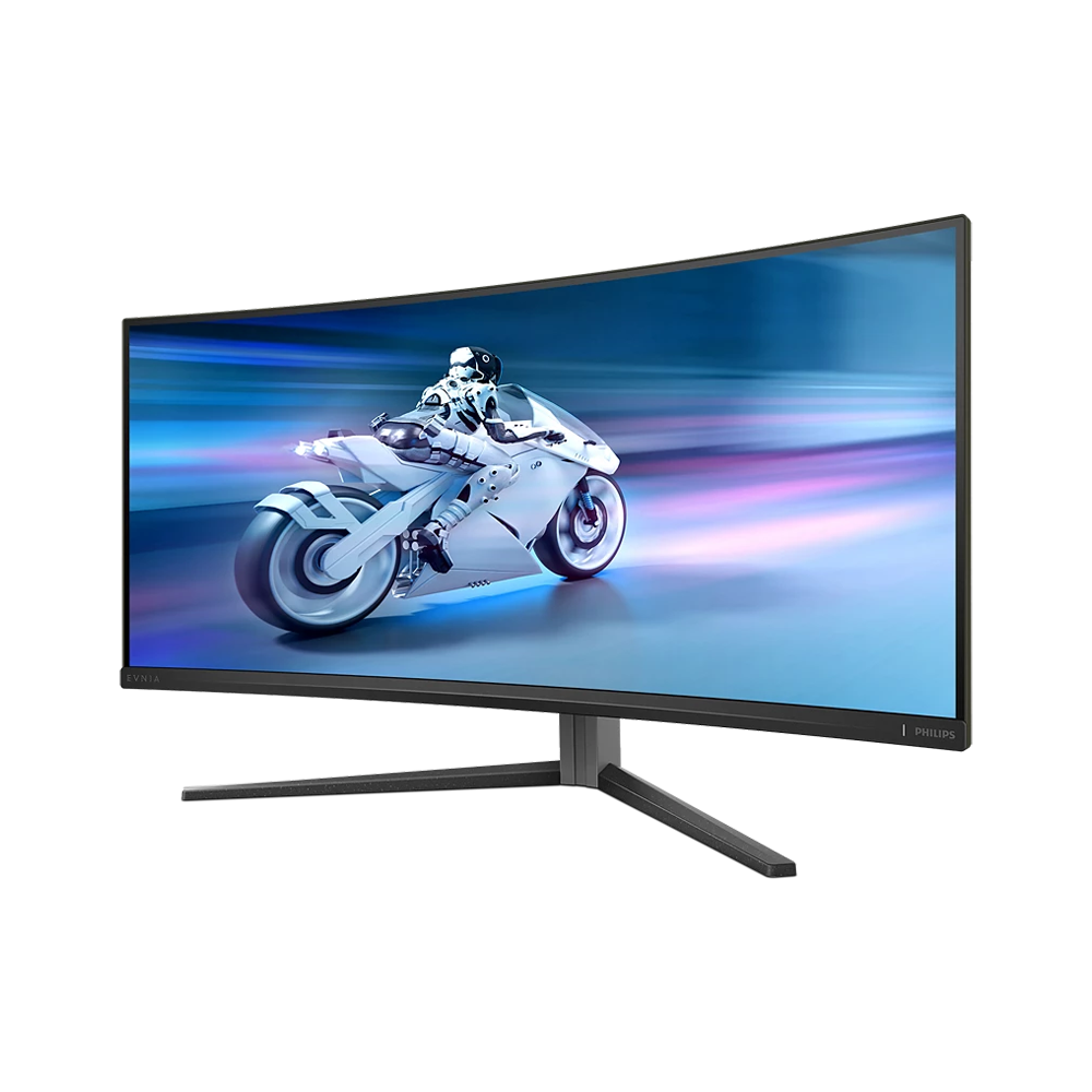PHILIPS EVNIA 34 Inch  WQHD HDMI 2.0 x 2 QD OLED Curved Gaming Monitor - Black