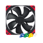 NOCTUA NF-A14 PWM Chromax 140mm Premium Silent Fan with Swappable pads - Black