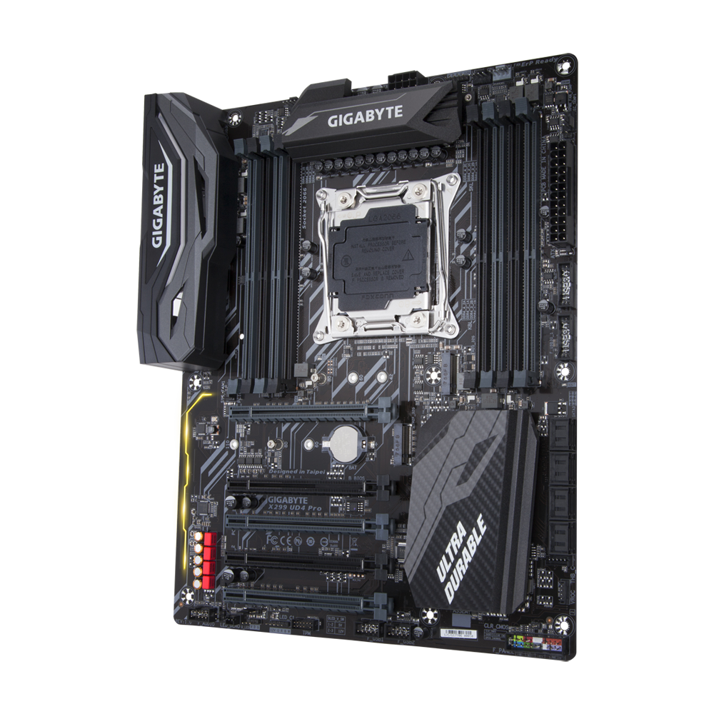 GIGABYTE X299 UD4 PRO DDR4 ATX Motherboard - Black