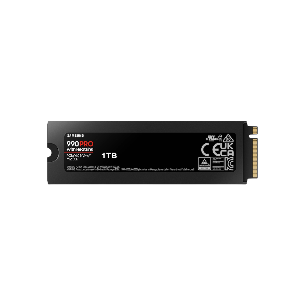 SAMSUNG 990 PRO With Heatsink PCIe 4.0 NVMe M.2 Speed 7450MB - 1TB