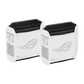 ASUS ROG Rapture GT6 Whole Home Mesh Wi-Fi 6 2-Pack System - Moonlight White