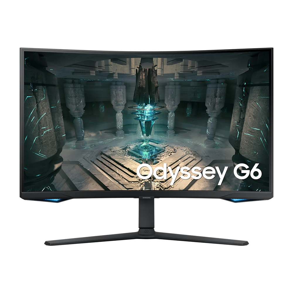 SAMSUNG 32 Inch G6 - 2K 240Hz QHD 1ms HDMI 2.1 Curved Gaming Monitor - Black