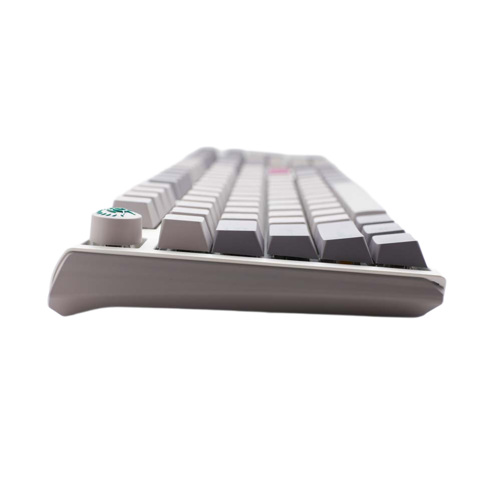 DUCKY ONE 3 TKL HOT SWAP Blue Switch Cherry RGB Wired Mechanical Gaming Keyboard - Mist Grey