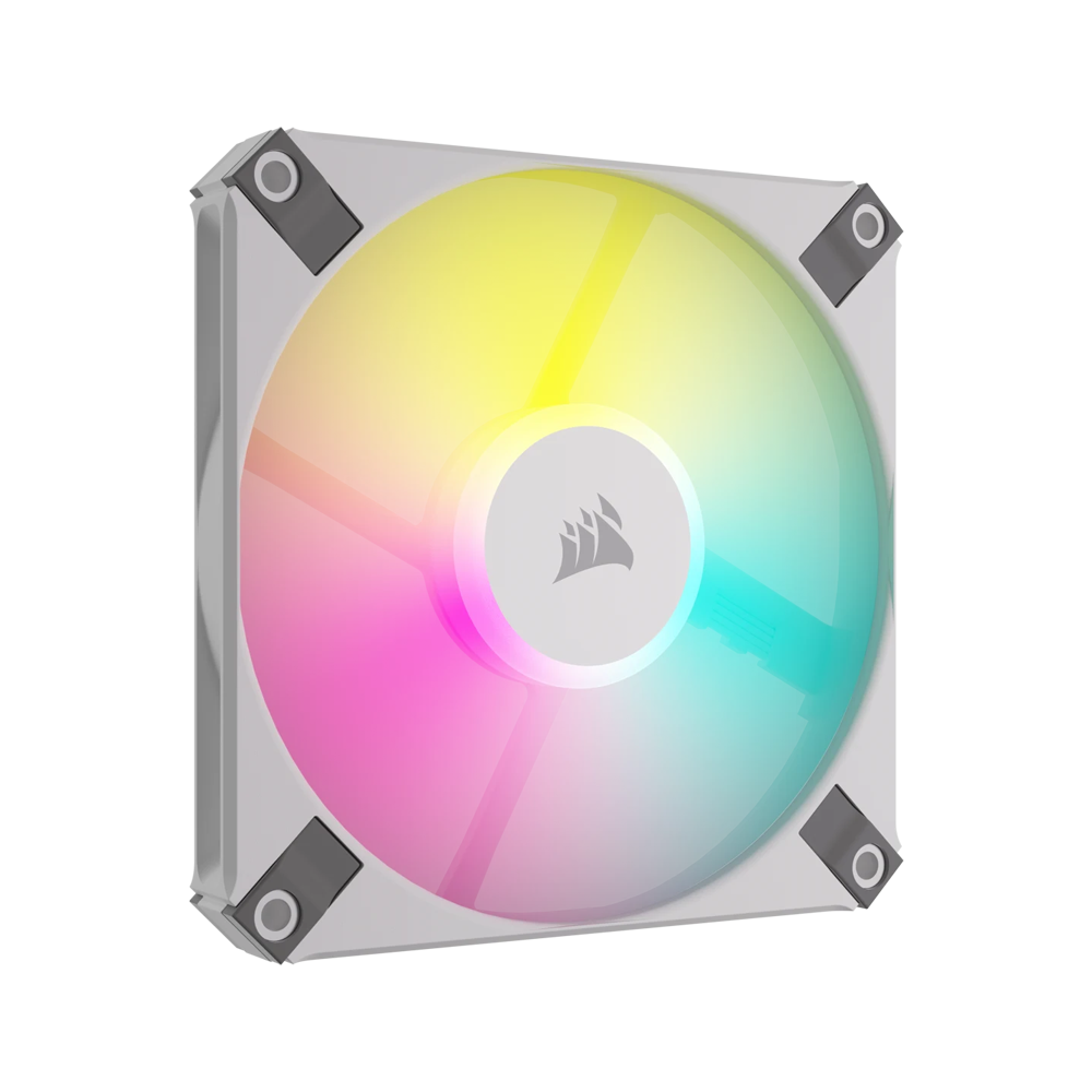CORSAIR iCUE AF120 RGB SLIM 120mm PWM Single Pack - White